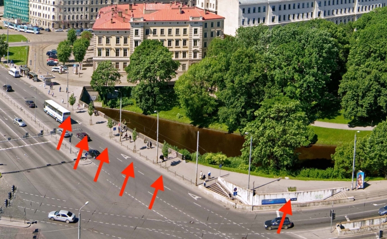 Koku stādīšana 13.janvāra ielā