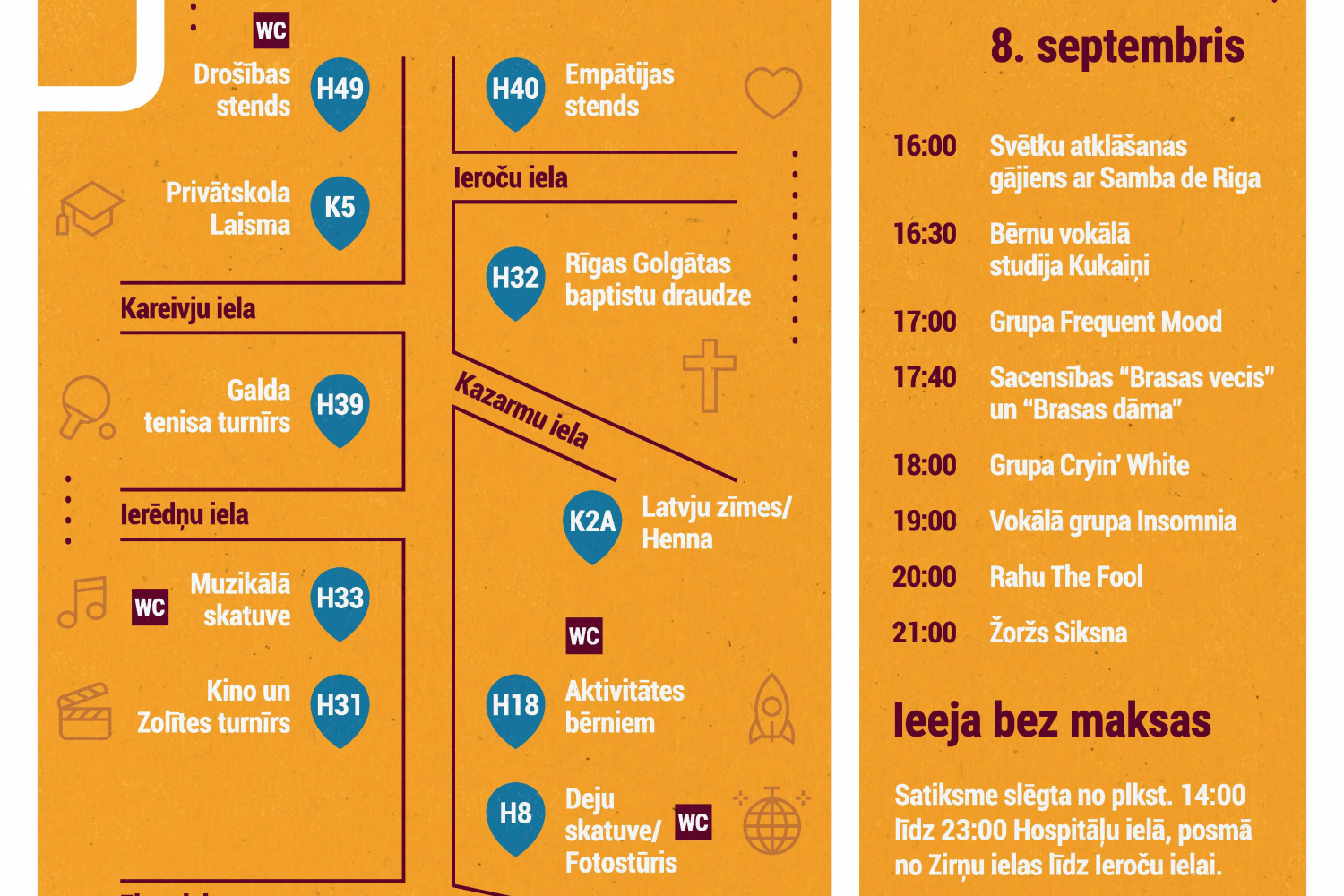 Plakāts kaimiņu svētkiem