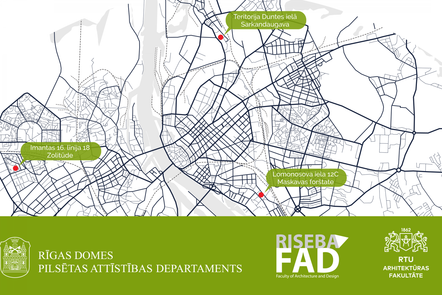 Aicinām novērtēt arhitektūras studentu projektu ieceres publiskās ārtelpas labiekārtošanai