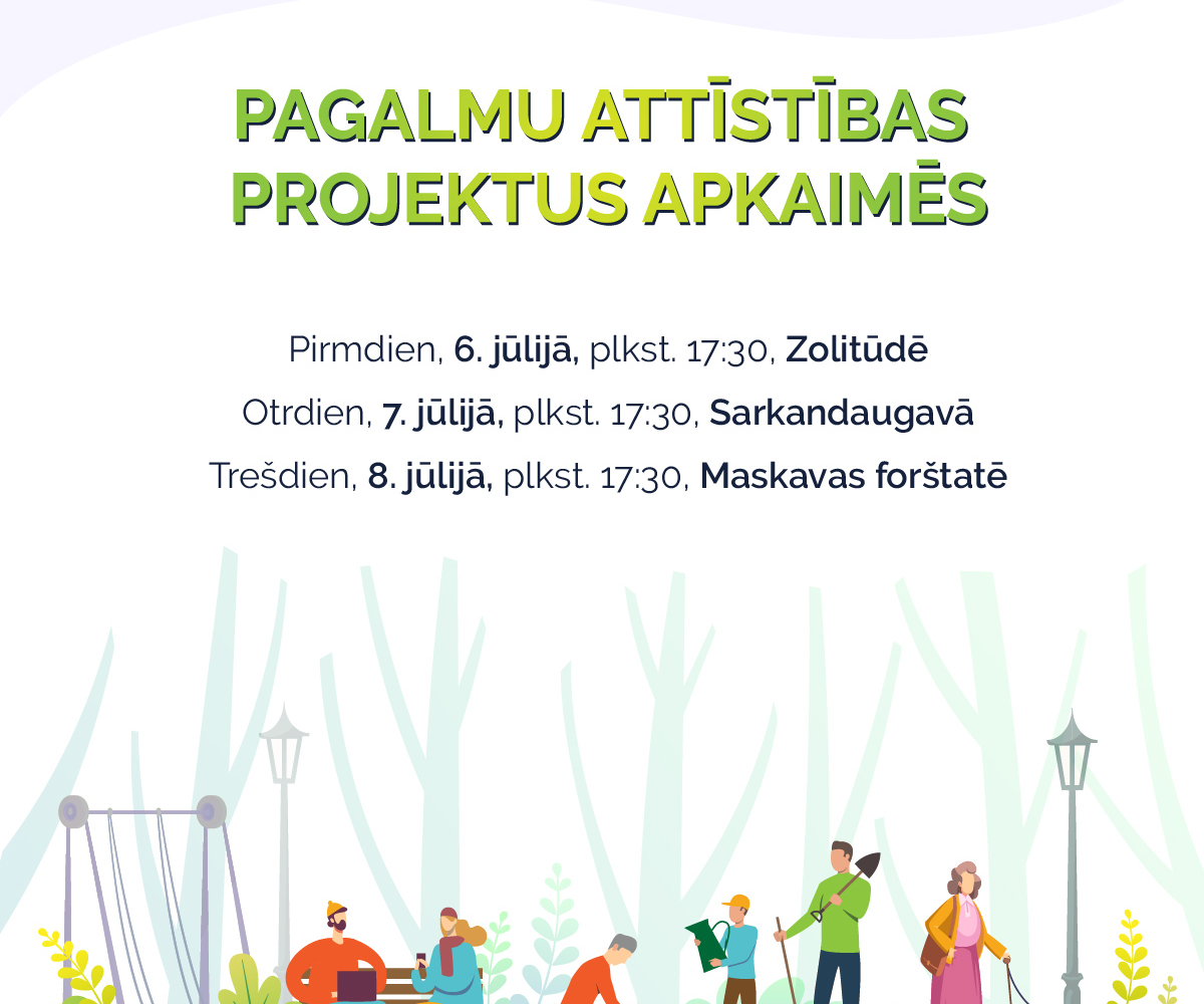 Aicina iedzīvotājus uz sarunu par izstrādātajiem publiskās ārtelpas labiekārtošanas risinājumiem