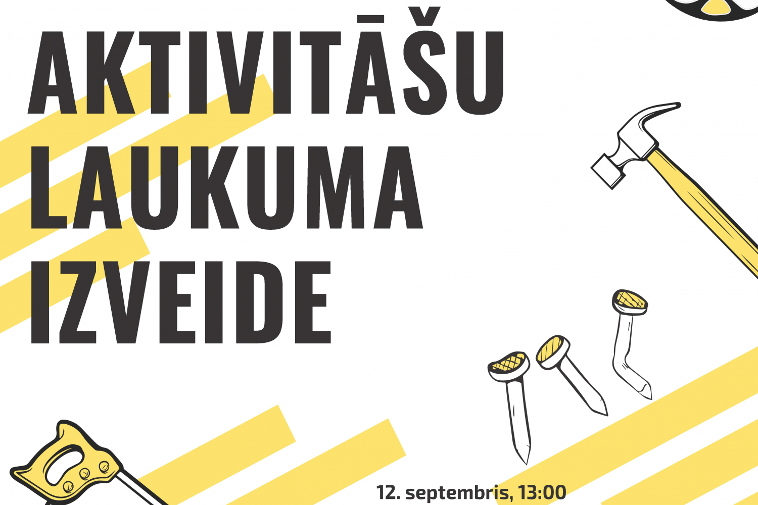 Plakāts TIK Bērnu aktivitāšu laukuma izveide