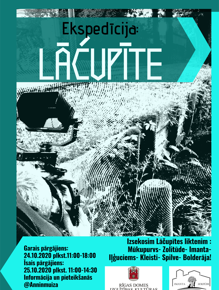 Plakats Ekspedicija Lacupite pargajieni