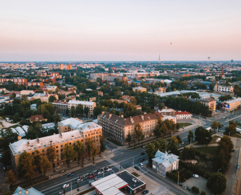 Rīga skats no augšas