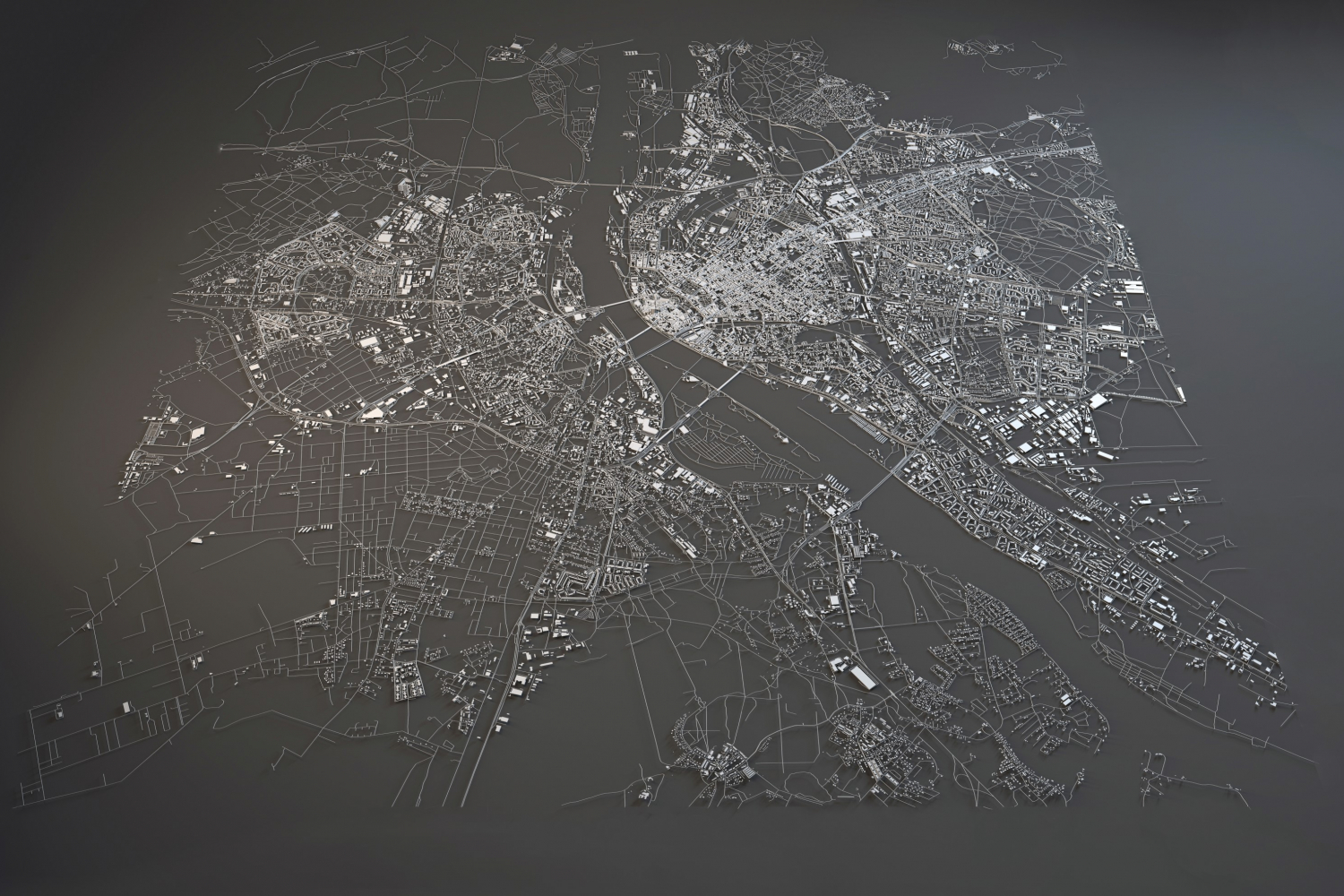 Melnbalts Rīgas makets