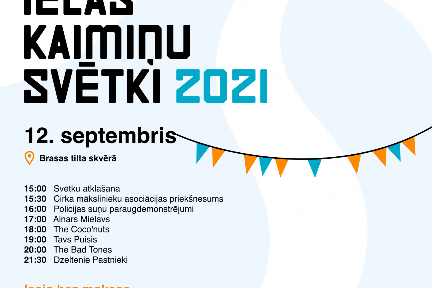 Plakāts - Hospitāļu ielas kaimiņu svētki