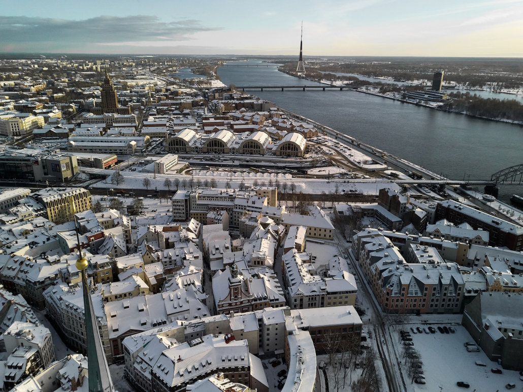 Rīga, skats no augšas