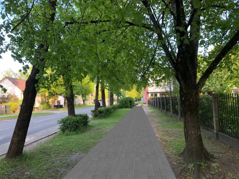 Droša ietve Murjāņu ielā gar Juglas mūzikas skolu