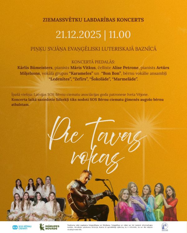 Pie tavas rokas plakāts